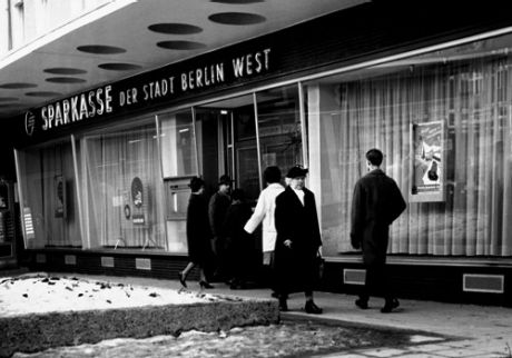 1963 Sparkasse der Stadt Berlin West Zweigstelle 93-Schmargendorf Breite Str 35-36