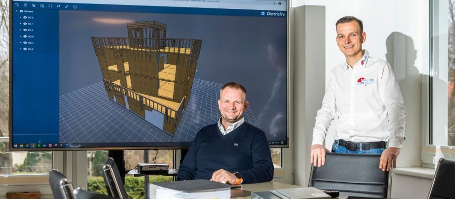 J. Pause Dachdecker und Maurer GmbH, Geschäftsführer Torsten Rotheudt (links)